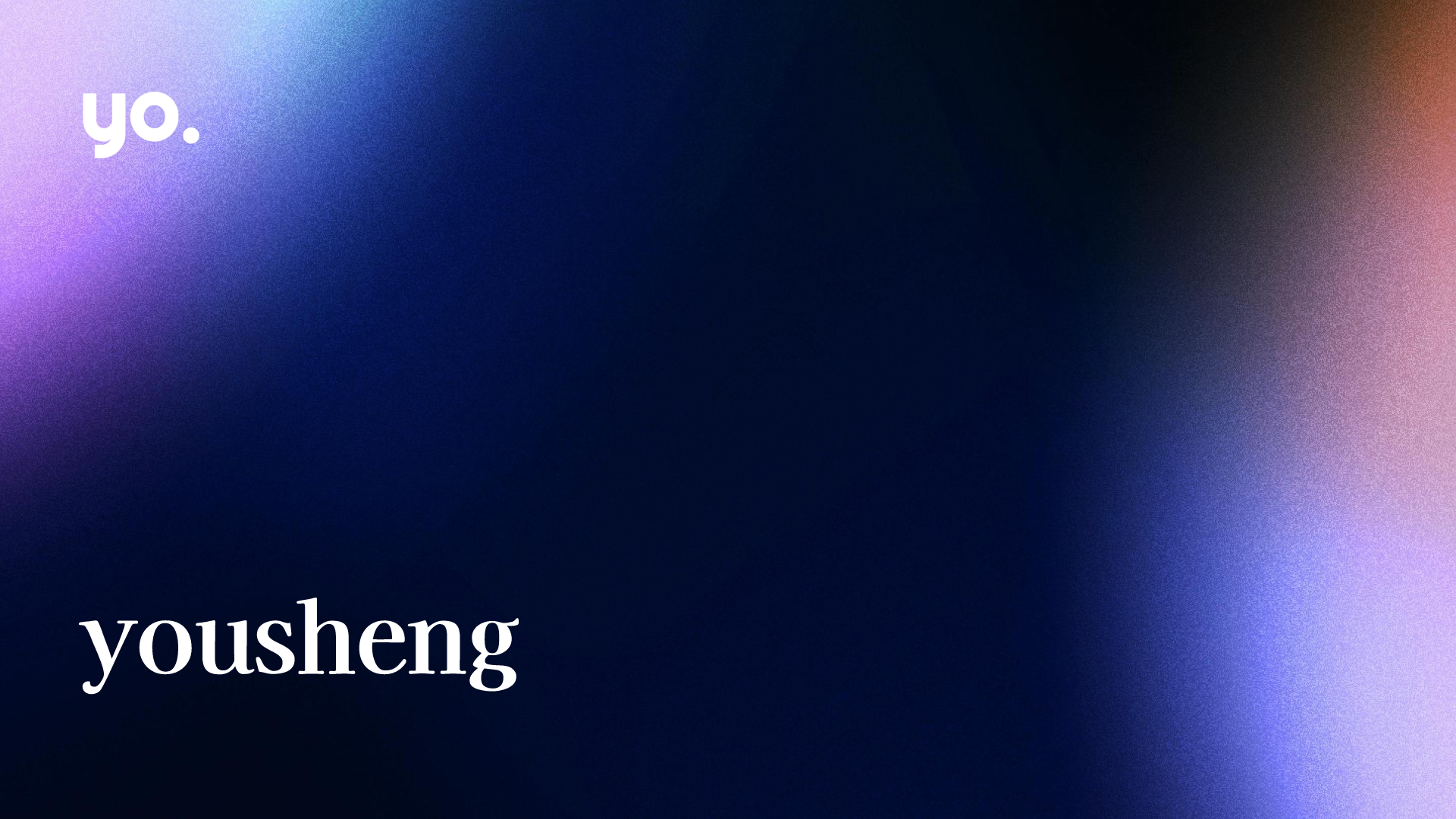 yousheng | yousheng.io